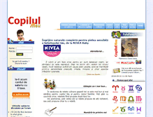 Tablet Screenshot of copilulmeu.ro